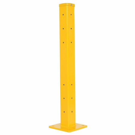 VESTIL Rigid Tube Post 43.125 In Drop-In Style-Yellow GR-F2R-DI-TP42-YL